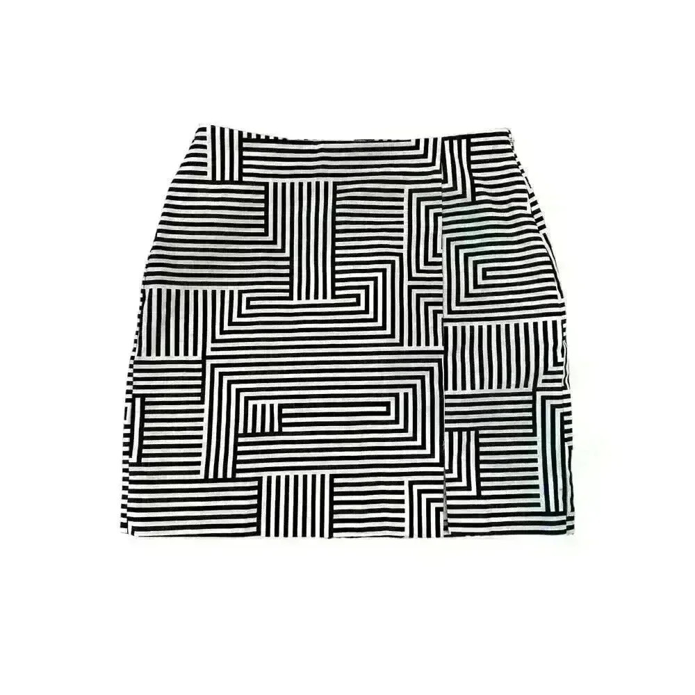 KATE SPADE SATURDAY GEOMETRIC MINI SKIRT SIZE S
